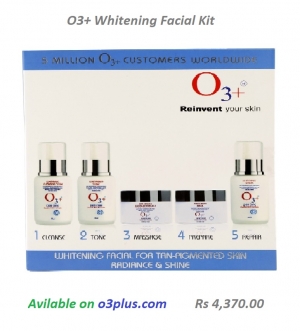 o3+ whitening facial kit